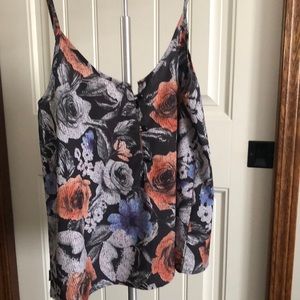 Floral spaghetti strap top